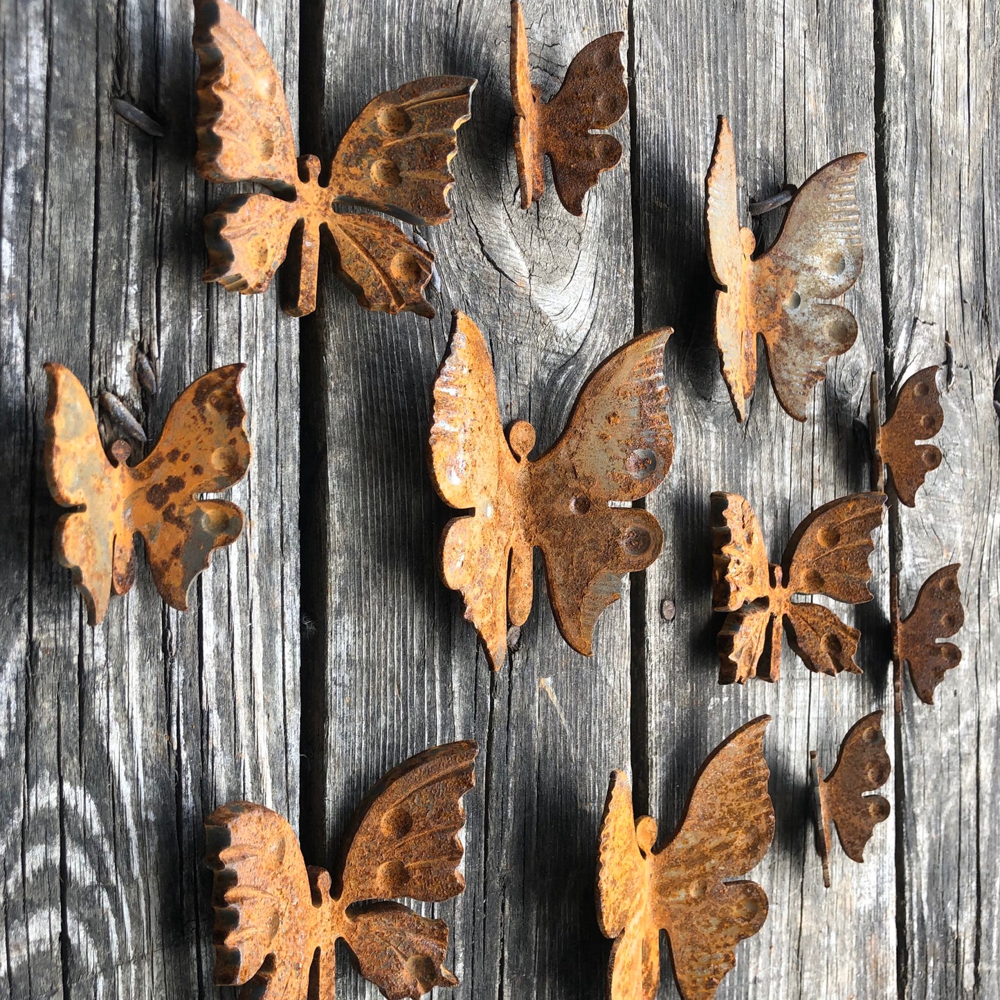 Butterfly decor, Metal Butterfly, Rusty home decor, Rusty decor, Vintage wall art