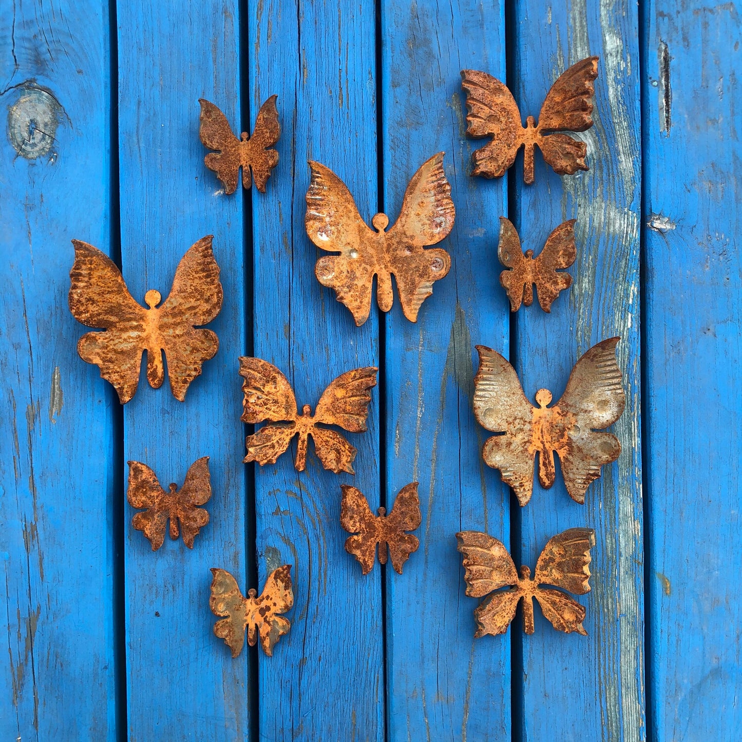 Butterfly decor, Metal Butterfly, Rusty home decor, Rusty decor, Vintage wall art