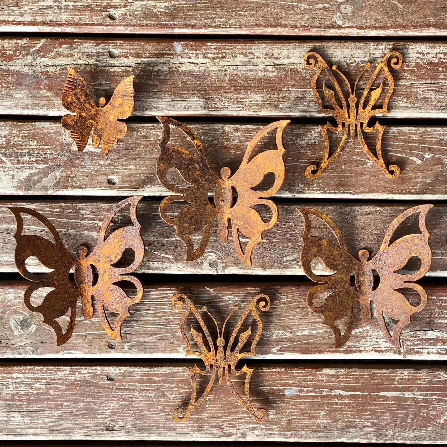 Wall rusty butterfly, Rusty metal wall decor, Boho wall art, Fairy garden, Butterfly art
