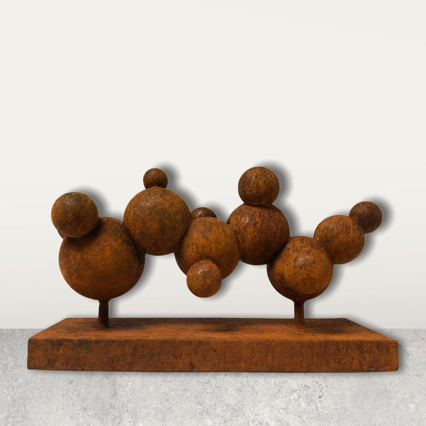 Minimalistic sculpture, Modern Metal home decor, Metal desk decor, Rusty metal art, Metal artwork, Abstract art sculpture, Contemporary art