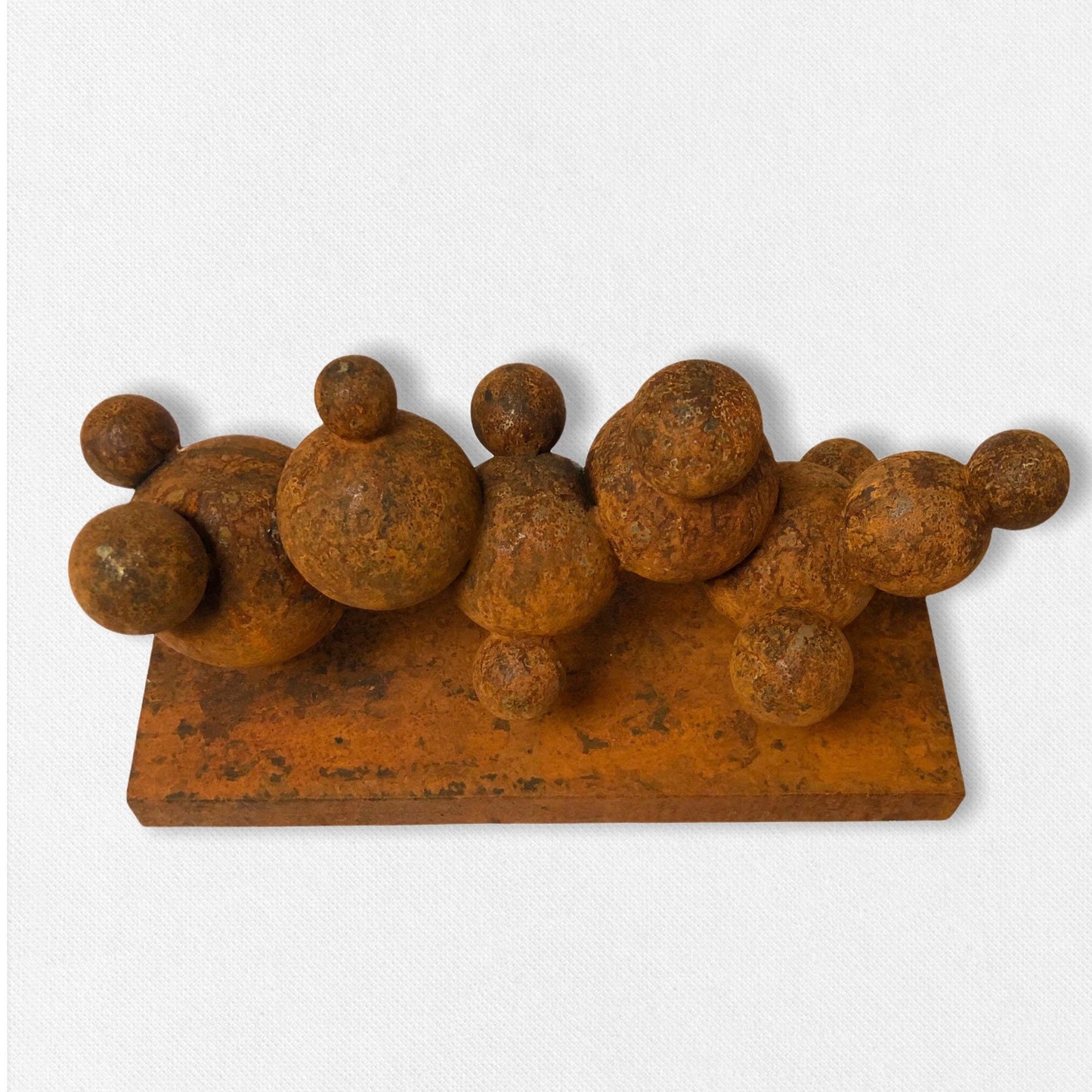 Minimalistic sculpture, Modern Metal home decor, Metal desk decor, Rusty metal art, Metal artwork, Abstract art sculpture, Contemporary art