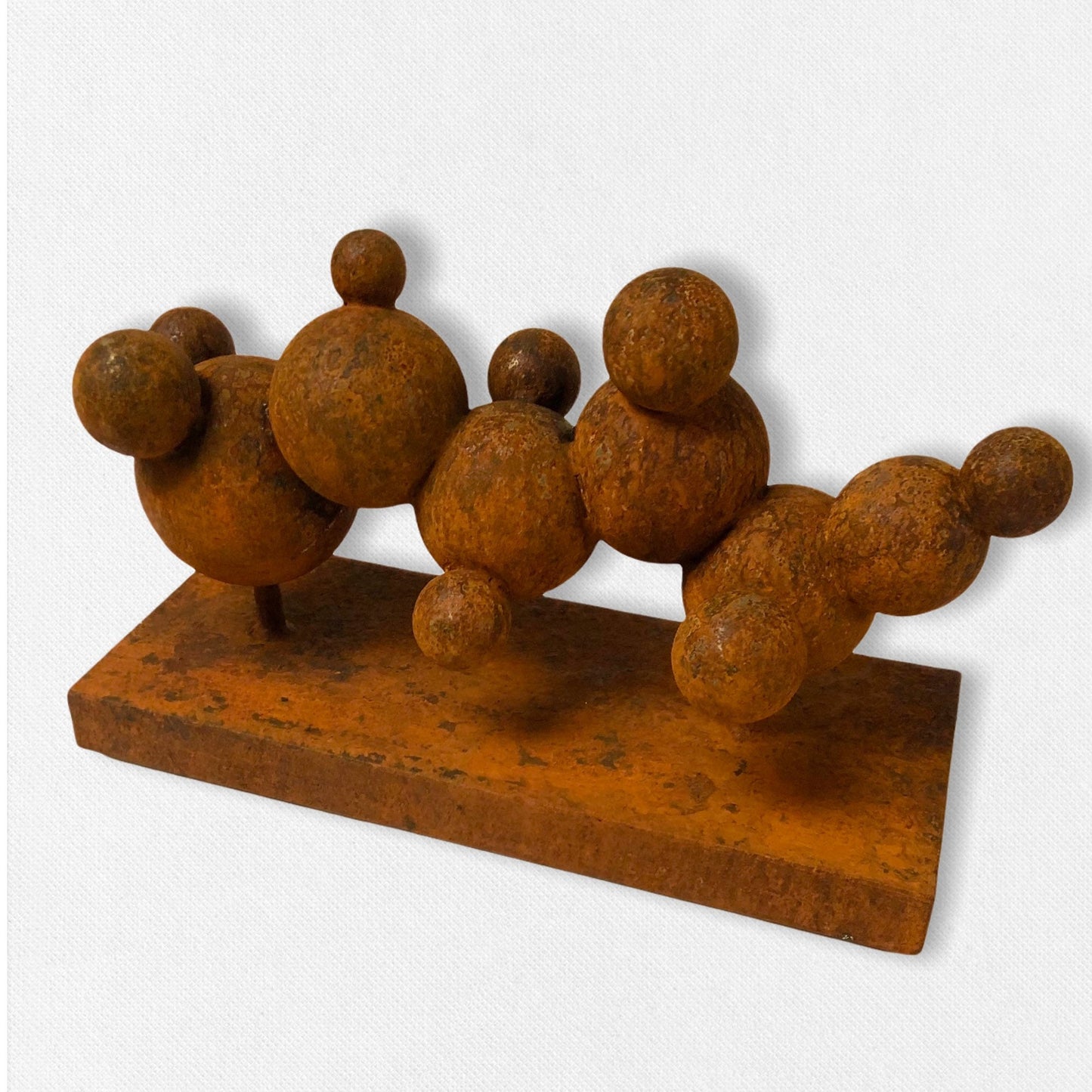 Minimalistic sculpture, Modern Metal home decor, Metal desk decor, Rusty metal art, Metal artwork, Abstract art sculpture, Contemporary art