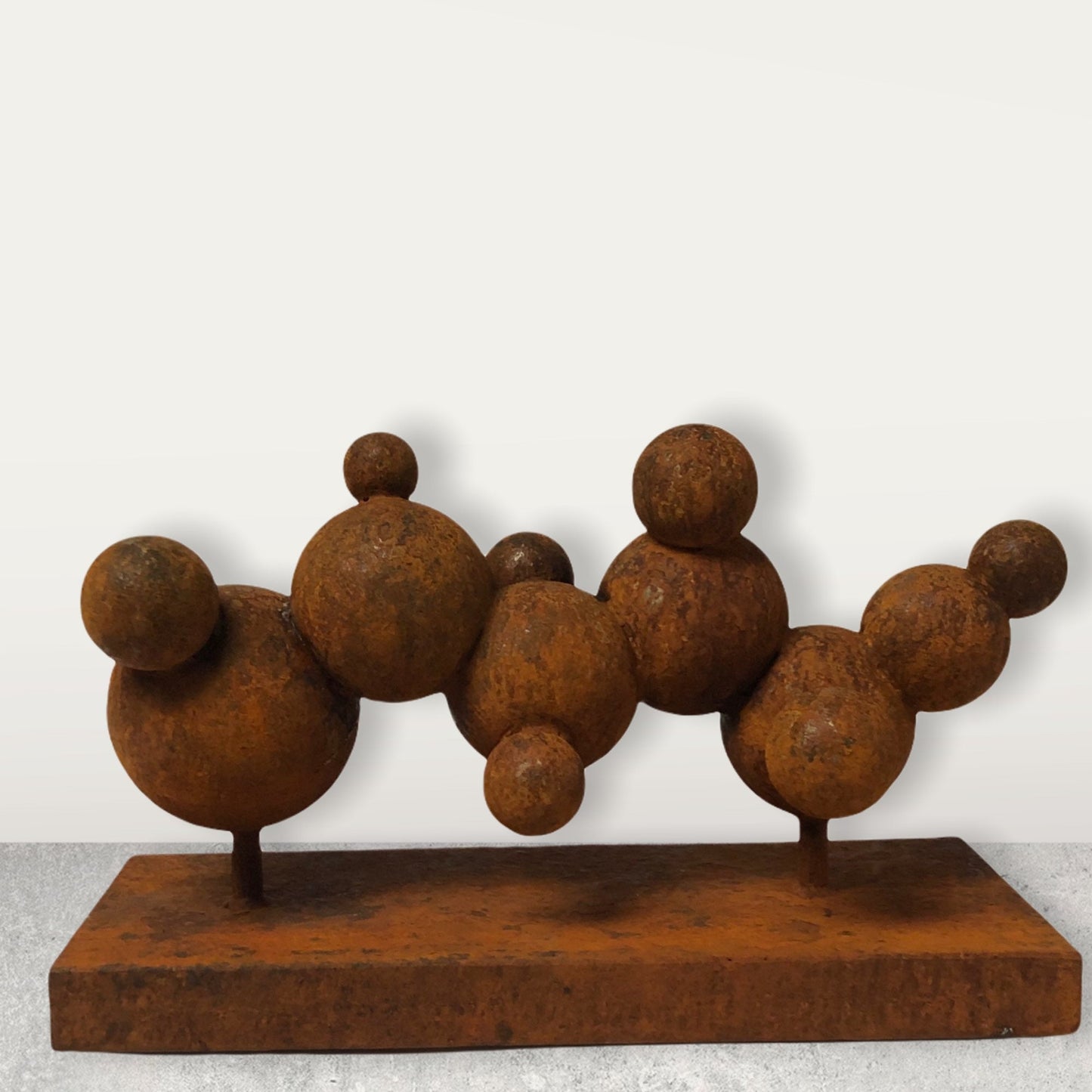 Minimalistic sculpture, Modern Metal home decor, Metal desk decor, Rusty metal art, Metal artwork, Abstract art sculpture, Contemporary art