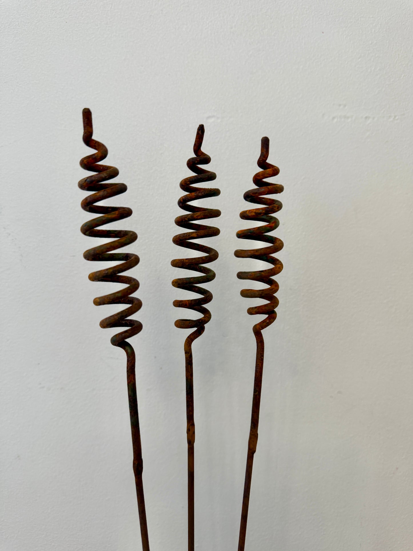 Rostige Blumen 12er Set, Blumen Garten Dekor, Metall Garten Dekor, Metall Garten Kunst, Outdoor Metall Dekor, Rostiges Metall Garten Dekor