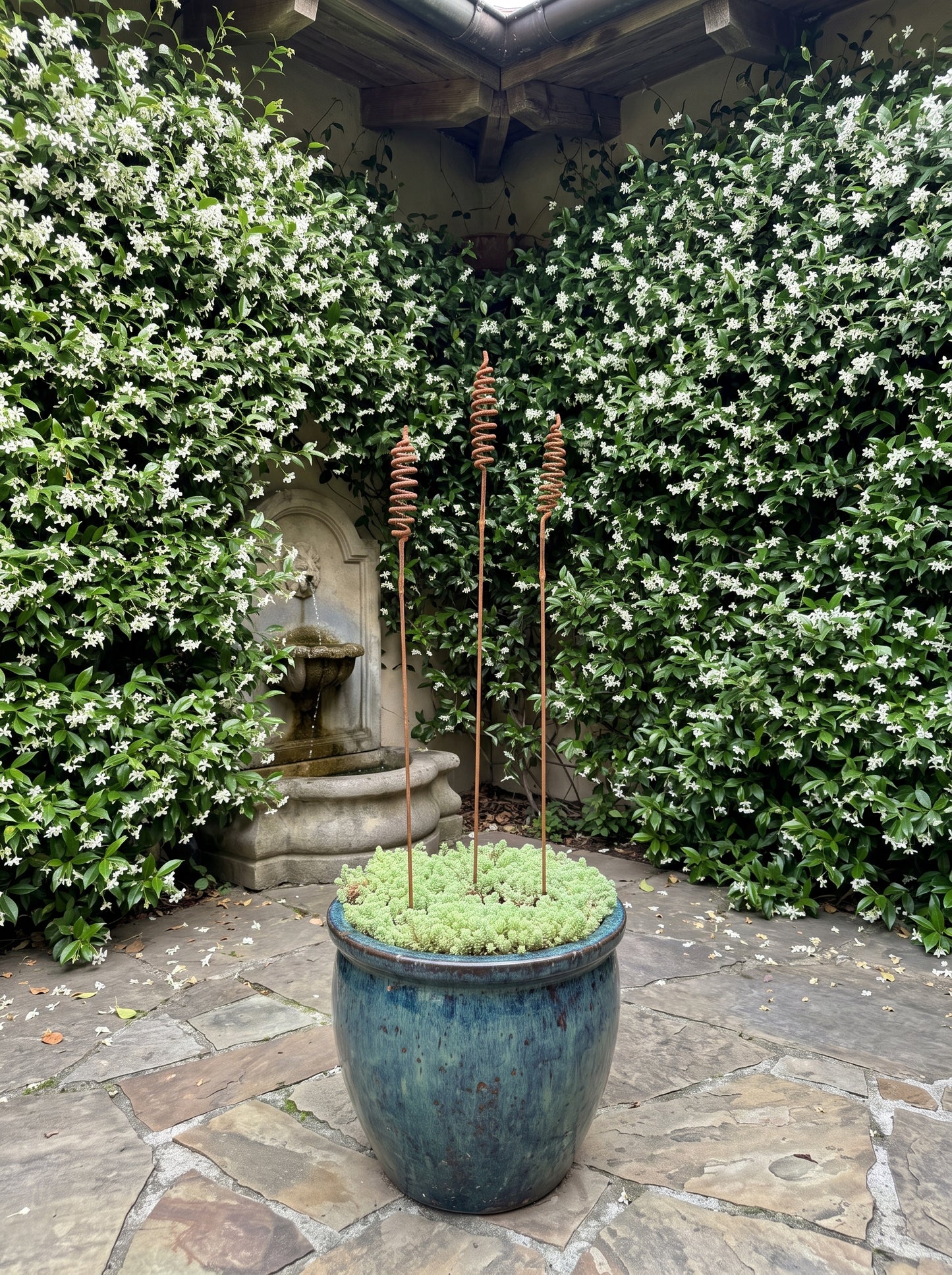 Rostige Blumen 12er Set, Blumen Garten Dekor, Metall Garten Dekor, Metall Garten Kunst, Outdoor Metall Dekor, Rostiges Metall Garten Dekor