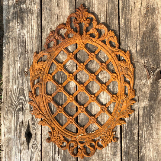 Cast iron wall decor, Boho wall decor, Home rustic decor, Rusty decor, Vintage wall decor