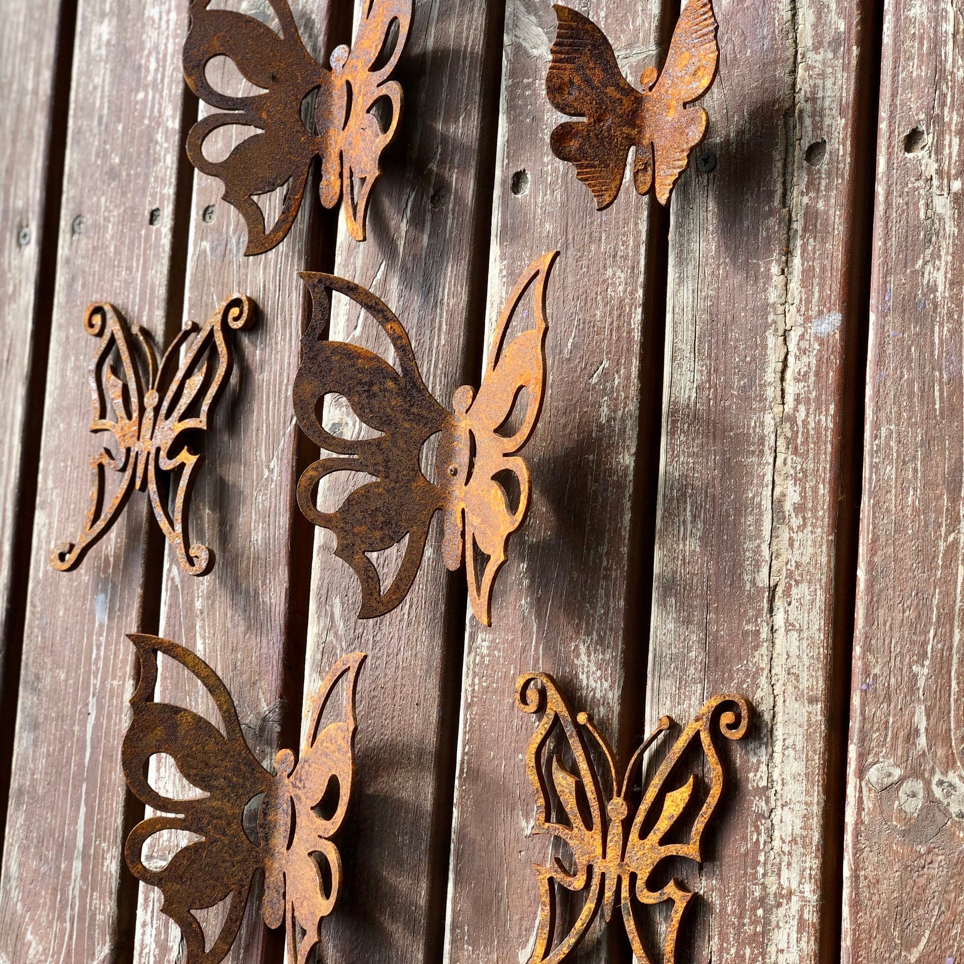 Wall rusty butterfly, Rusty metal wall decor, Boho wall art, Fairy garden, Butterfly art