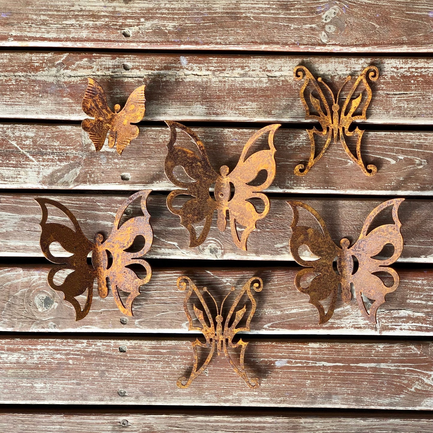 Wall rusty butterfly, Rusty metal wall decor, Boho wall art, Fairy garden, Butterfly art